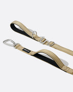 All-Metal Multifunctional Hands-Free Dog Leash - British Khaki