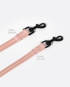 Simply Soft Reflective Dog Leash - Coral Pink